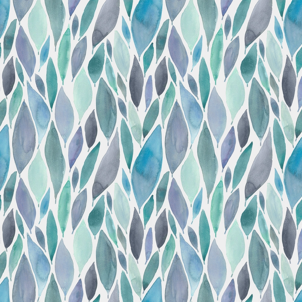 Koyo Printed Cotton Fabric (By The Metre) Aqua
