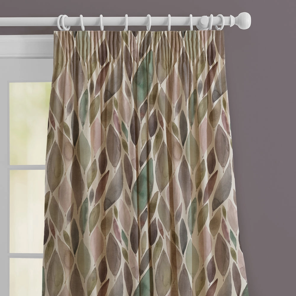 Koyo Printed Made to Measure Curtains Granite