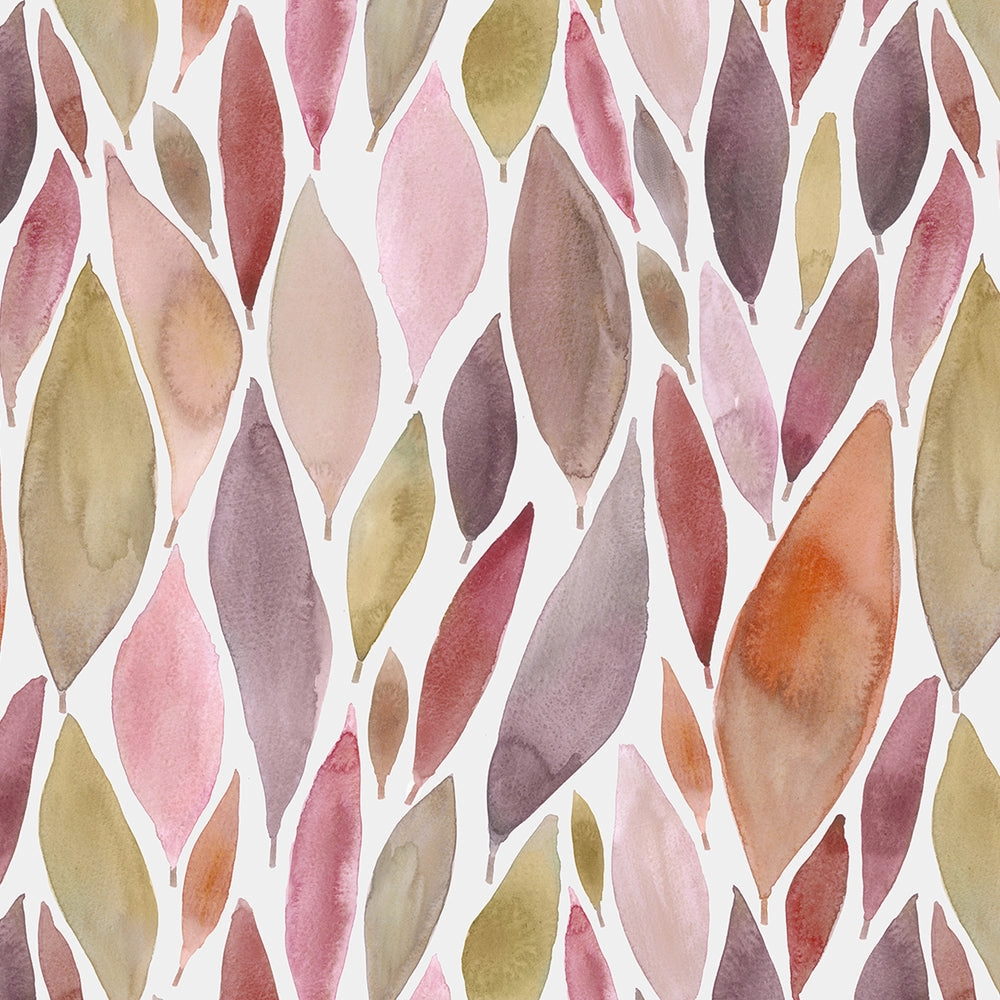Koyo Printed Made to Measure Curtains Mulberry
