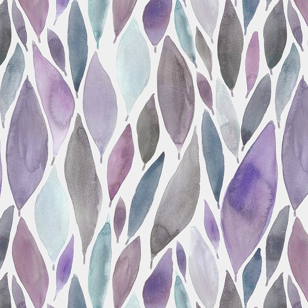 Koyo Printed Made to Measure Curtains Violet