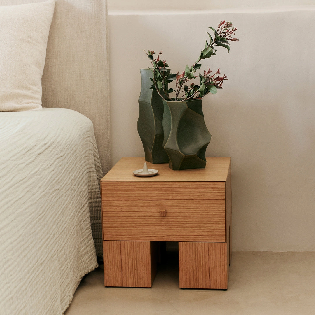 Kuben Bedside Table 1x1