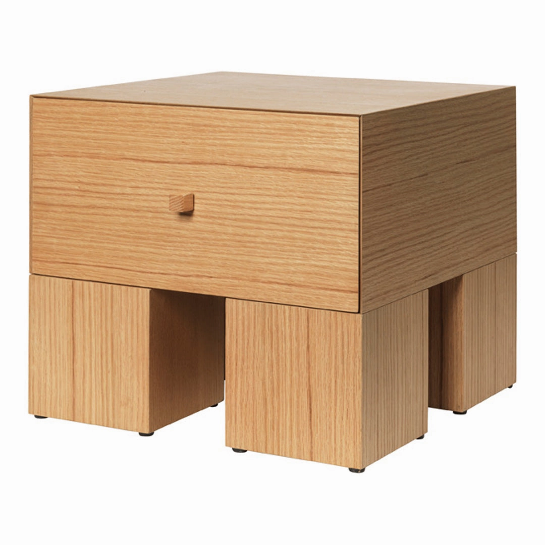 Kuben Bedside Table 1x1