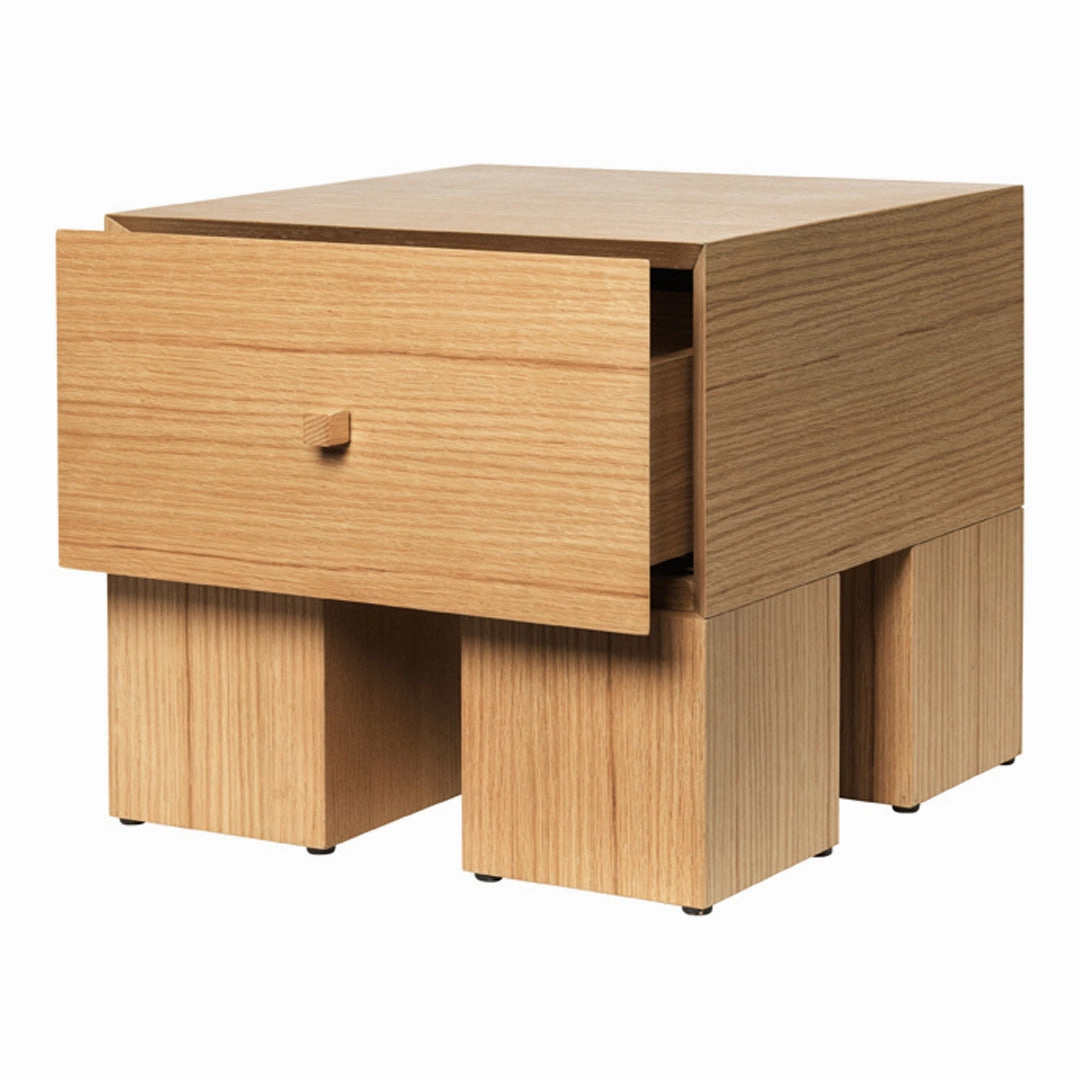 Kuben Bedside Table 1x1