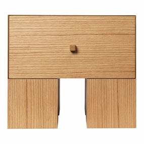 Kuben Bedside Table 1x1 modern art object