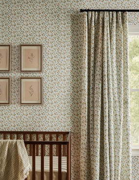 Kumquats Linen Curtain Panel by Rylee   Cru decorative tabletop item