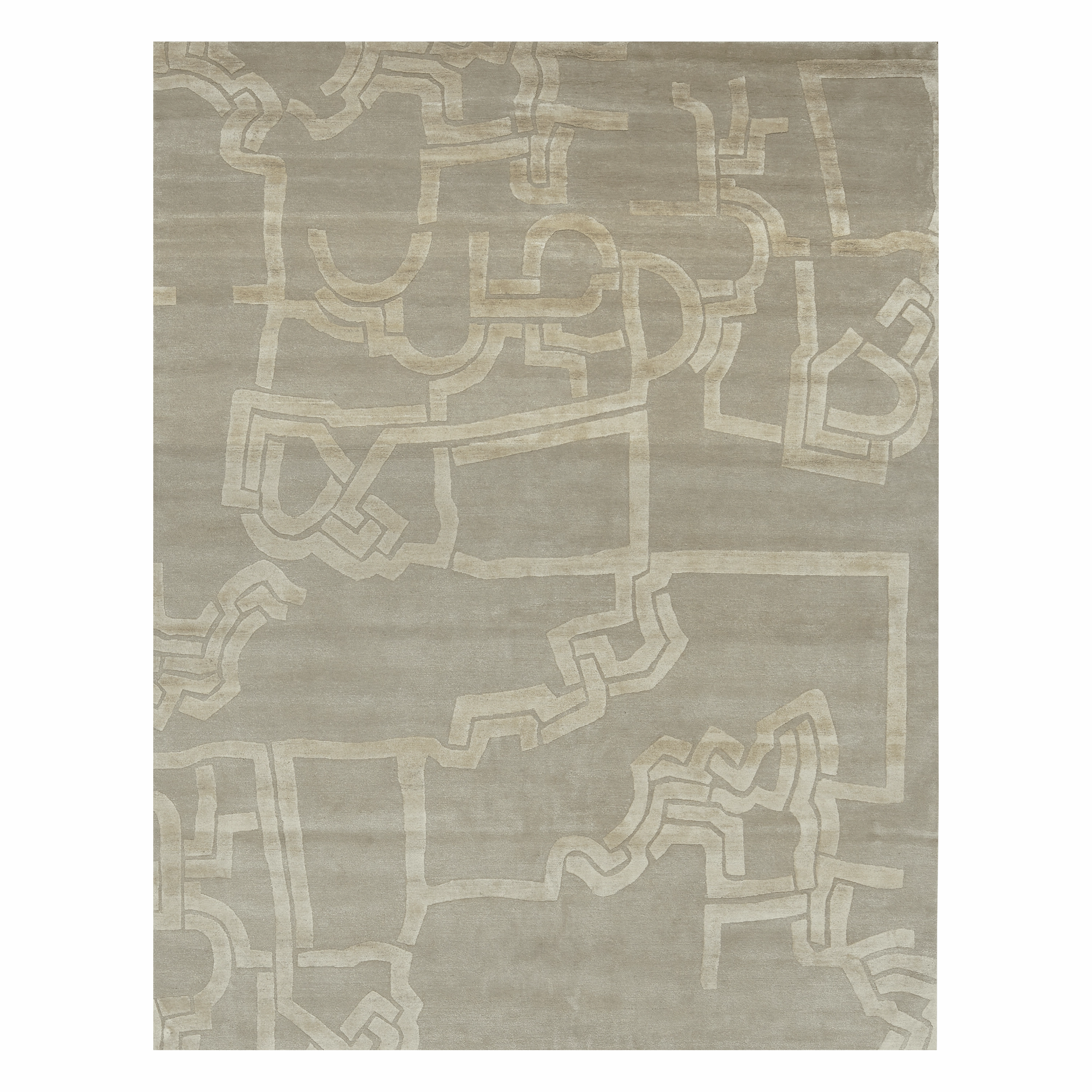 La Luz Mink minimalist everyday rug