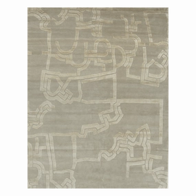 La Luz Mink minimalist everyday rug