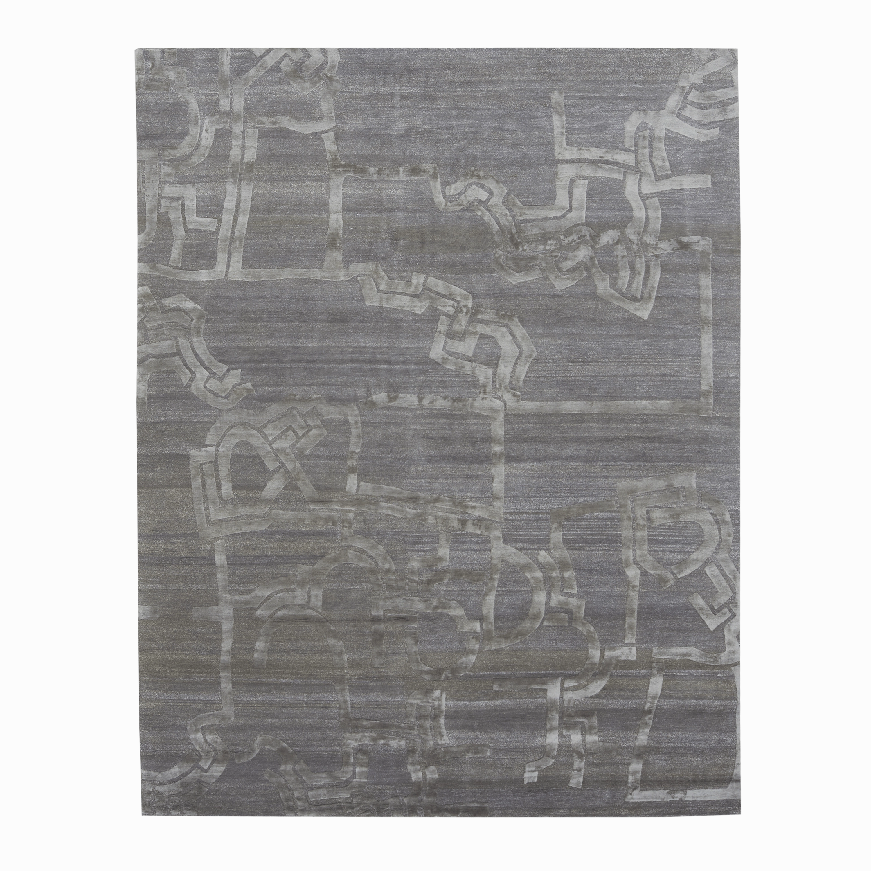 La Luz Steele minimalist everyday rug