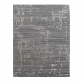La Luz Steele minimalist everyday rug
