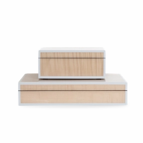 Lacquered Sycamore Box elegant wall decor