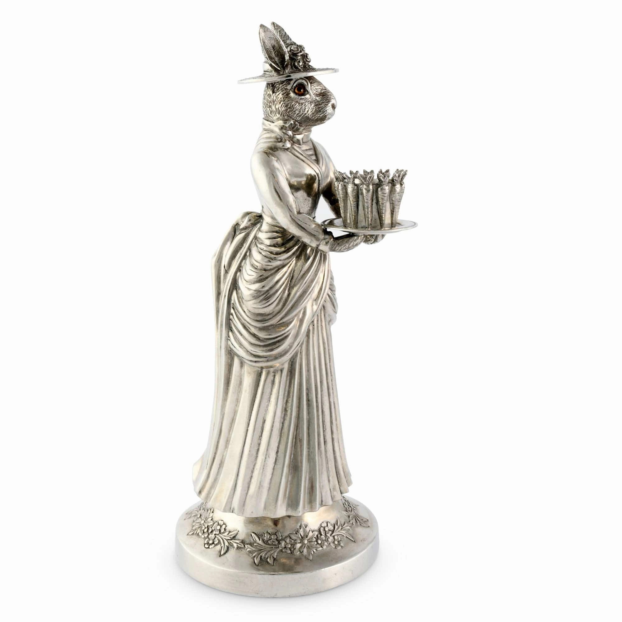 Lady Hare Tall Candlestick home display ornament