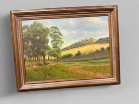 LANDSCAPE OIL PAINTING BY CYNTHIA REUTER classic mural painting