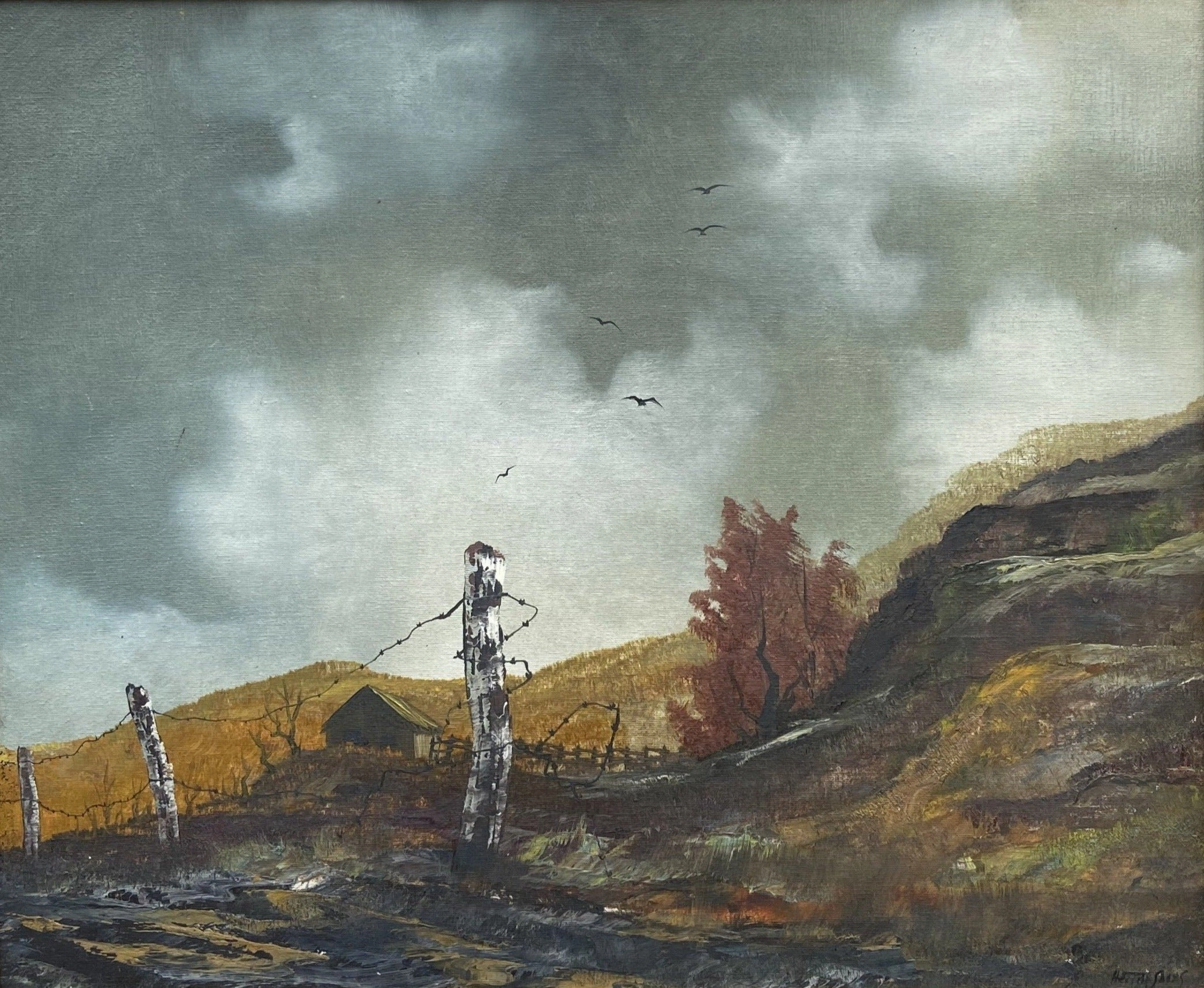 LANDSCAPE OIL PAINTING BY HECTOR JOSE SALAS GRECCO