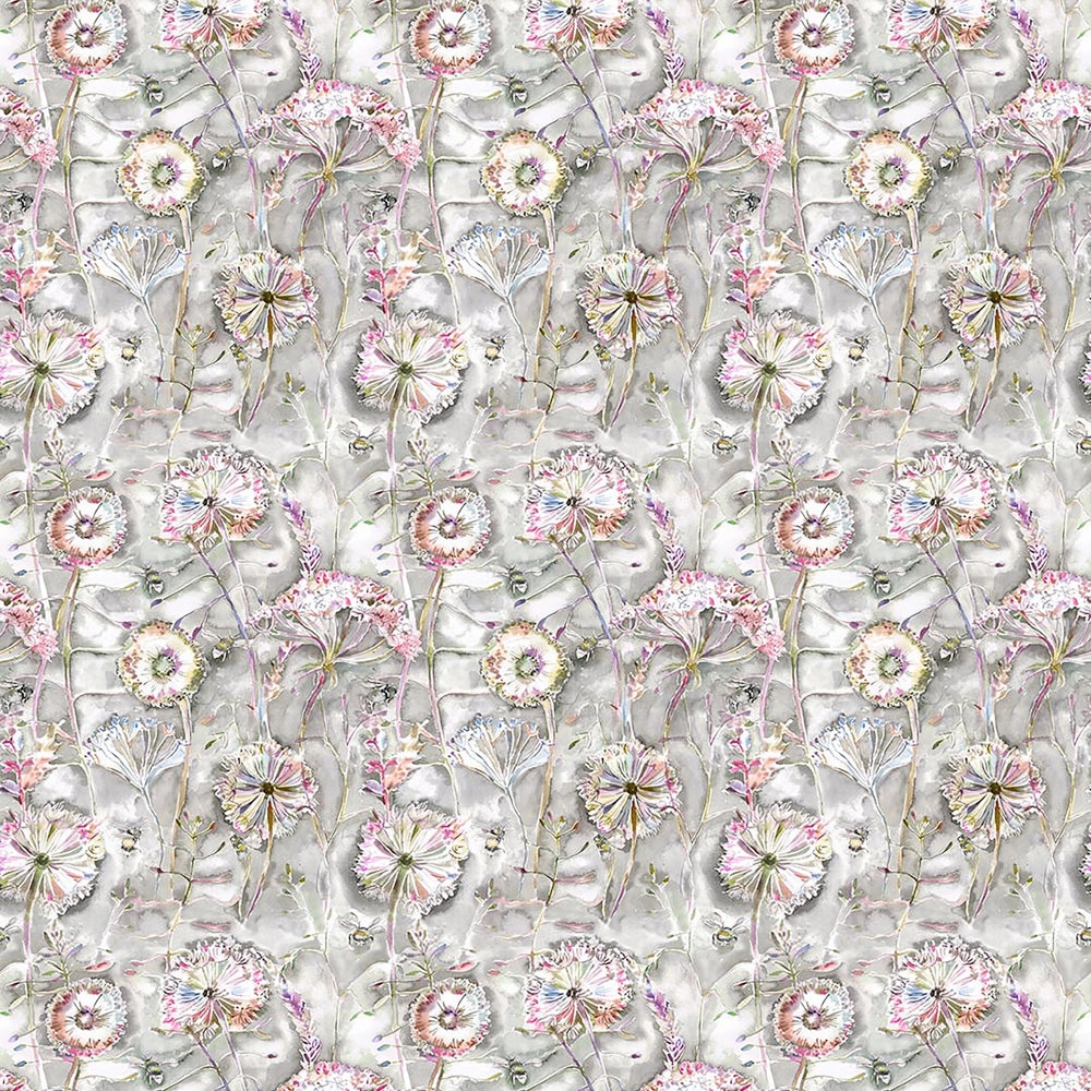Langdale Printed Cotton Fabric (By The Metre) Orchid