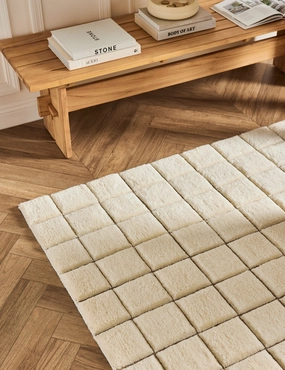 Lanza Hand-Knotted Wool Rug trendy fashion rug