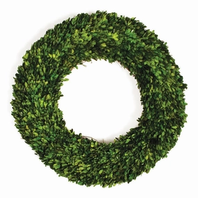 Large Boxwood Wreath home display ornament
