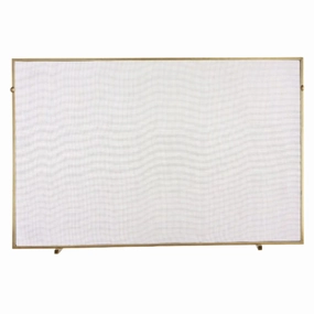 Large Gita Classic Fireplace Screen in Antique Brass home display ornament