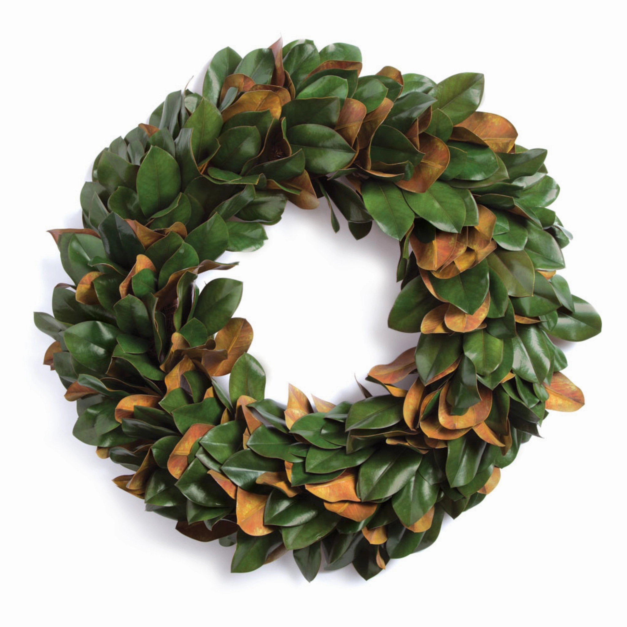Large Grand Magnolia Leaf Wreath home display ornament