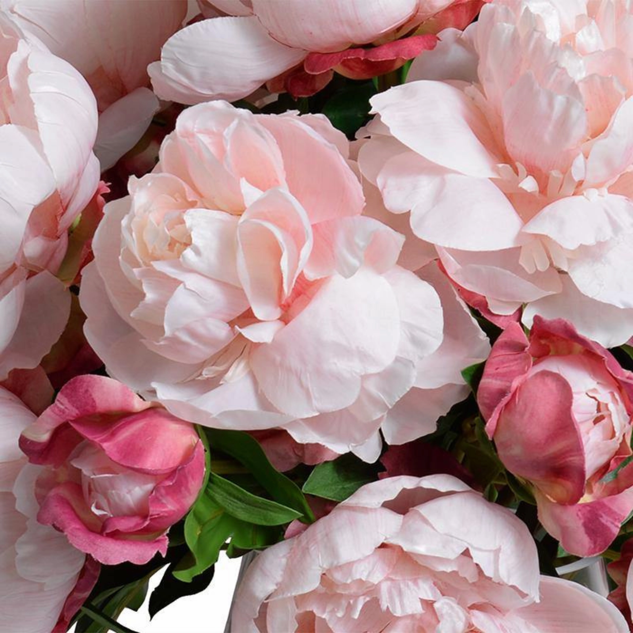 Large Pink Silk Peony Arrangement