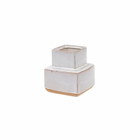 Large Quadra Square Vase interior room decor