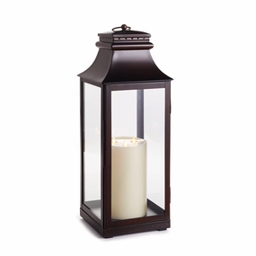 Large Washed Bronze Outdoor Lantern home display ornament