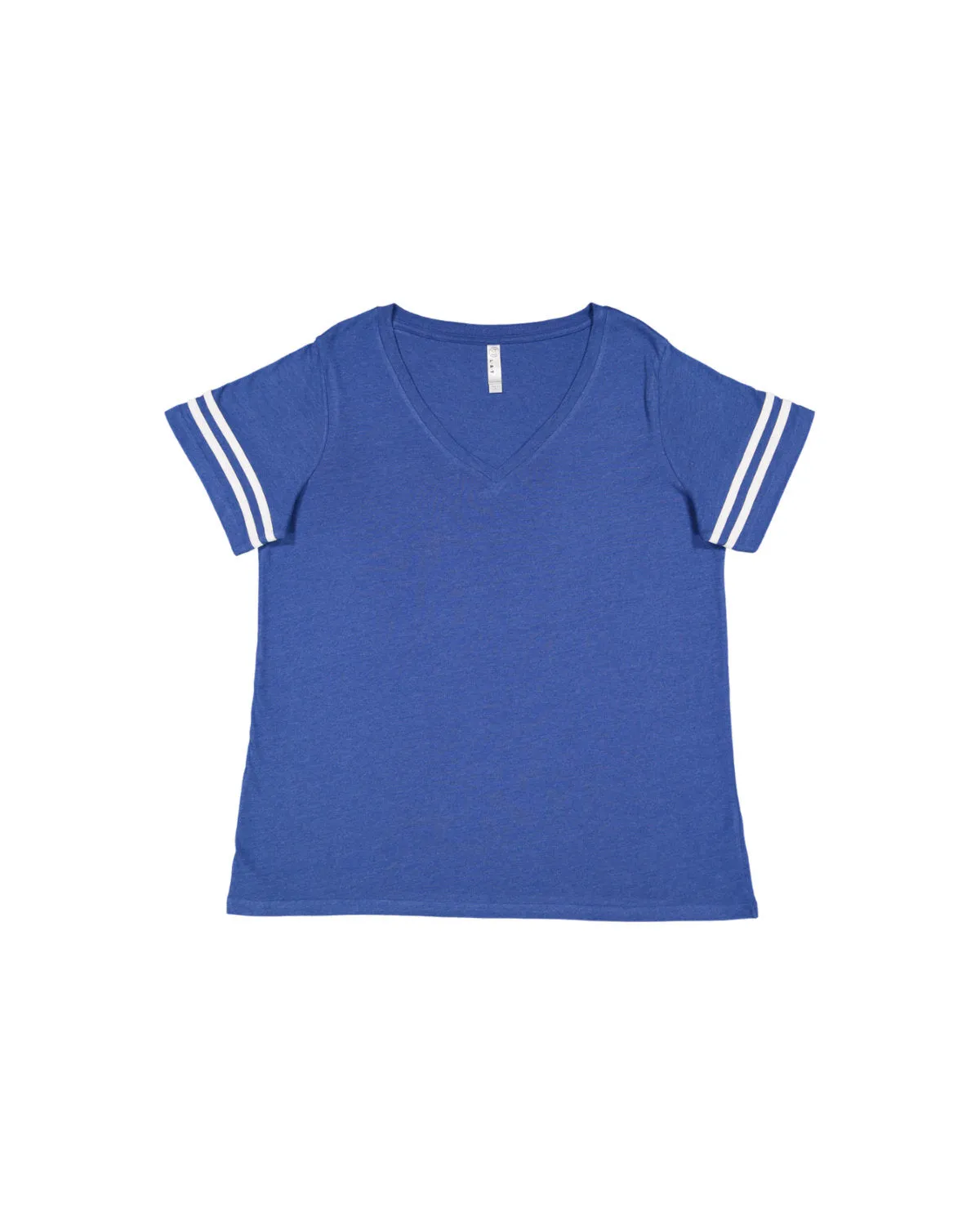 LAT 3837 Damen Curvy Fußball T-Shirt