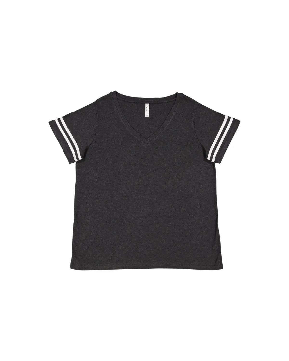 LAT 3837 Damen Curvy Fußball T-Shirt