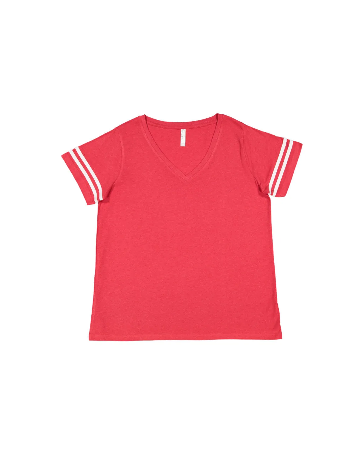 LAT 3837 Damen Curvy Fußball T-Shirt