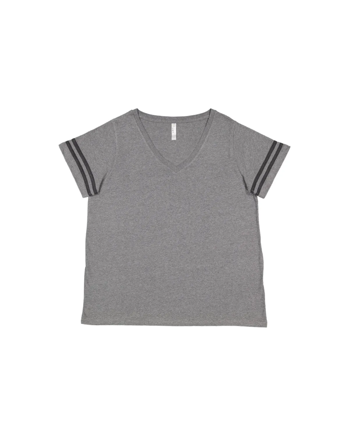 LAT 3837 Damen Curvy Fußball T-Shirt