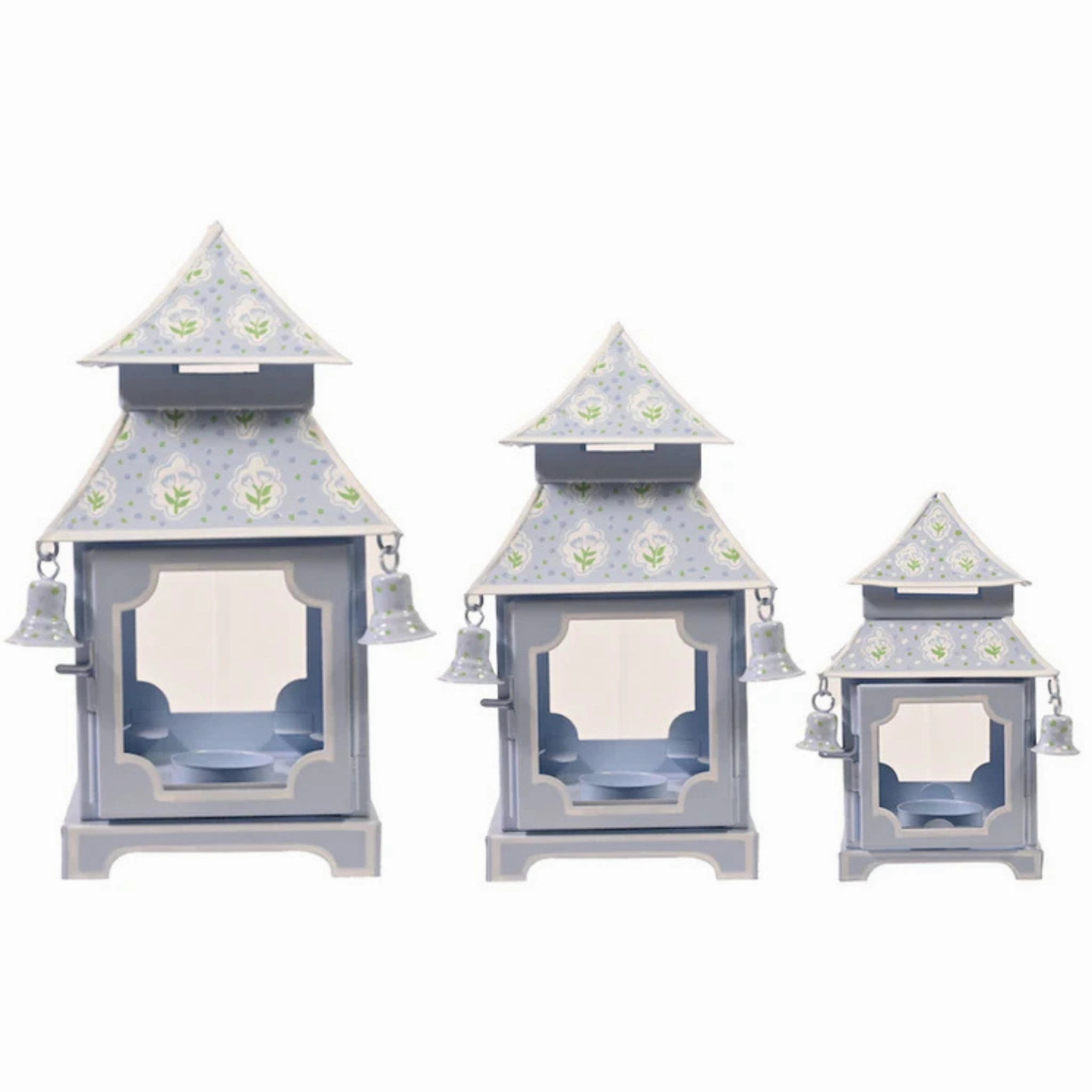 Lavender & Tulip Pagoda Lantern