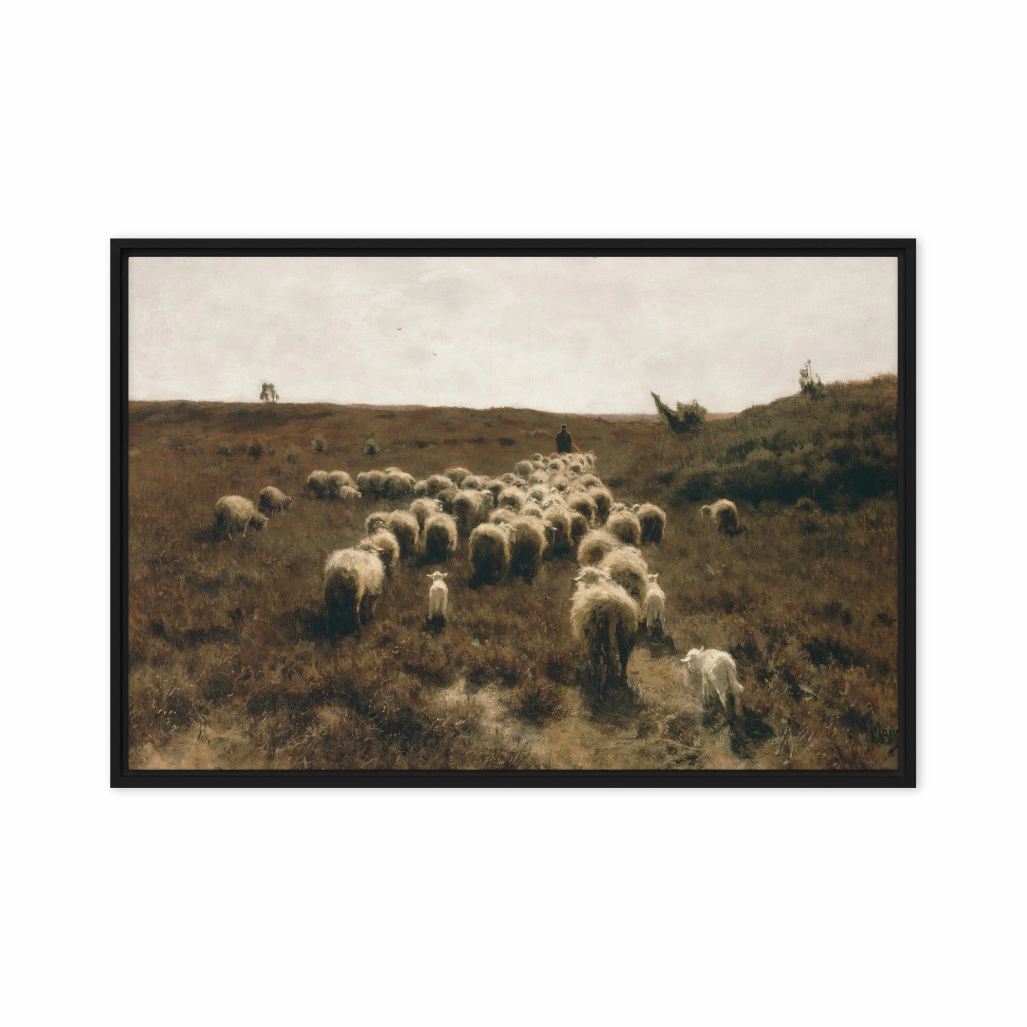 Leinwand - Anton Mauve, The Return of the Flock, Laren