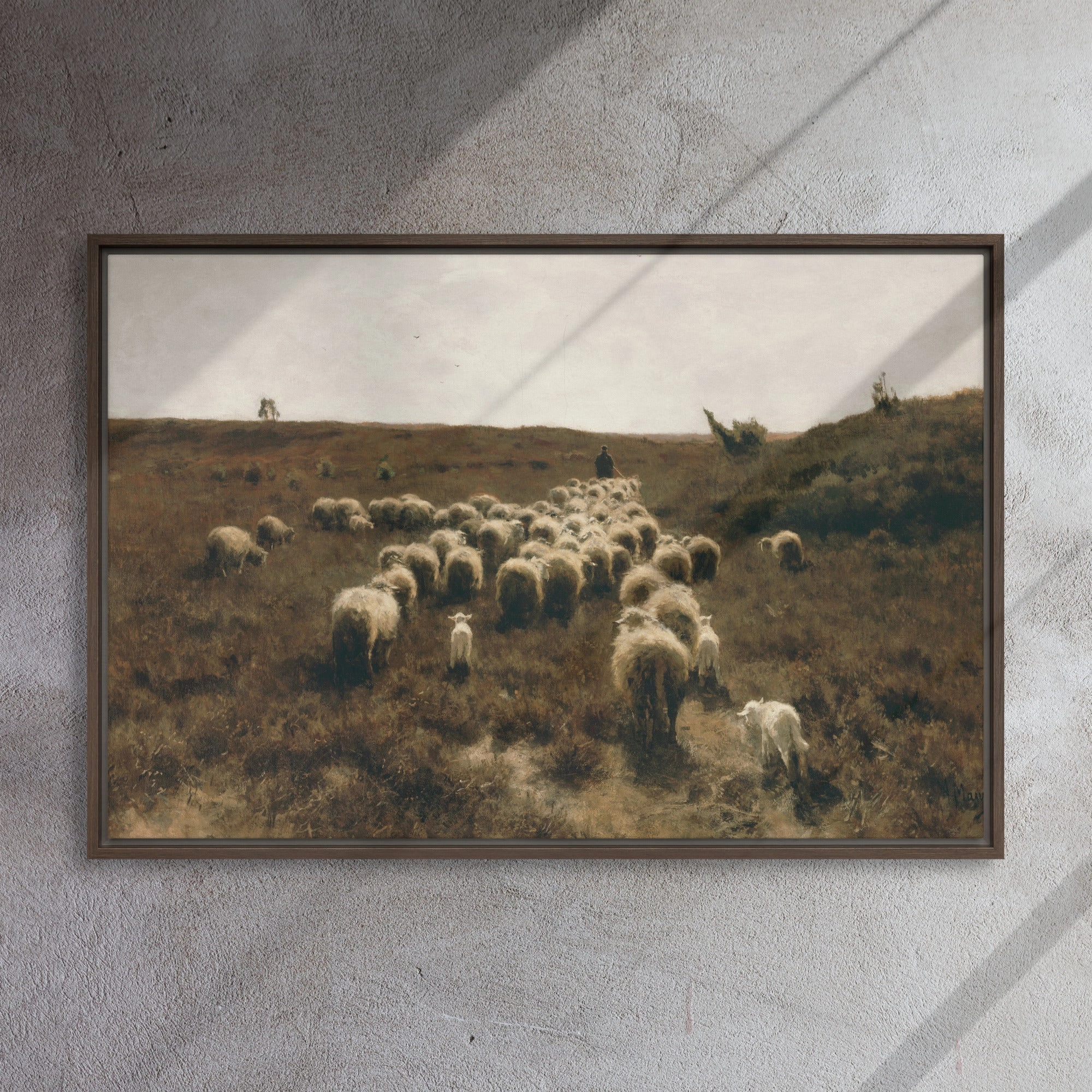 Leinwand - Anton Mauve, The Return of the Flock, Laren