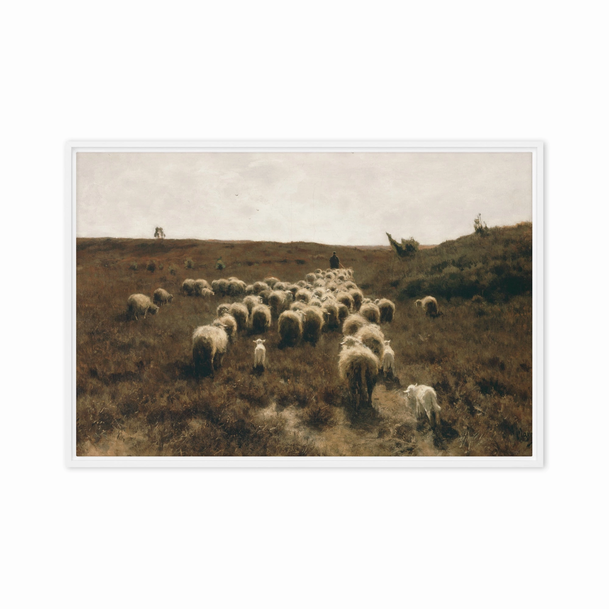 Leinwand - Anton Mauve, The Return of the Flock, Laren