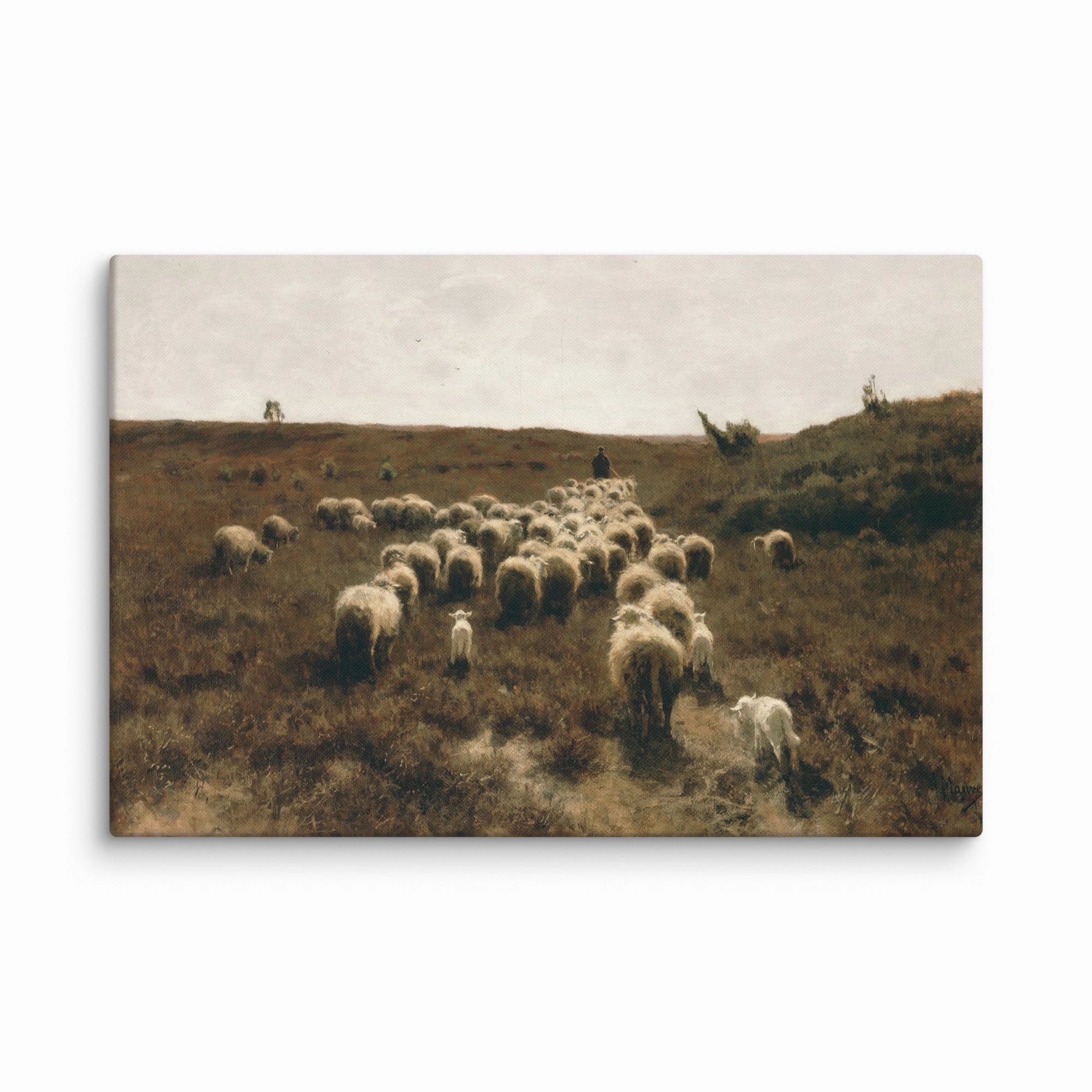 Leinwand - Anton Mauve, The Return of the Flock, Laren