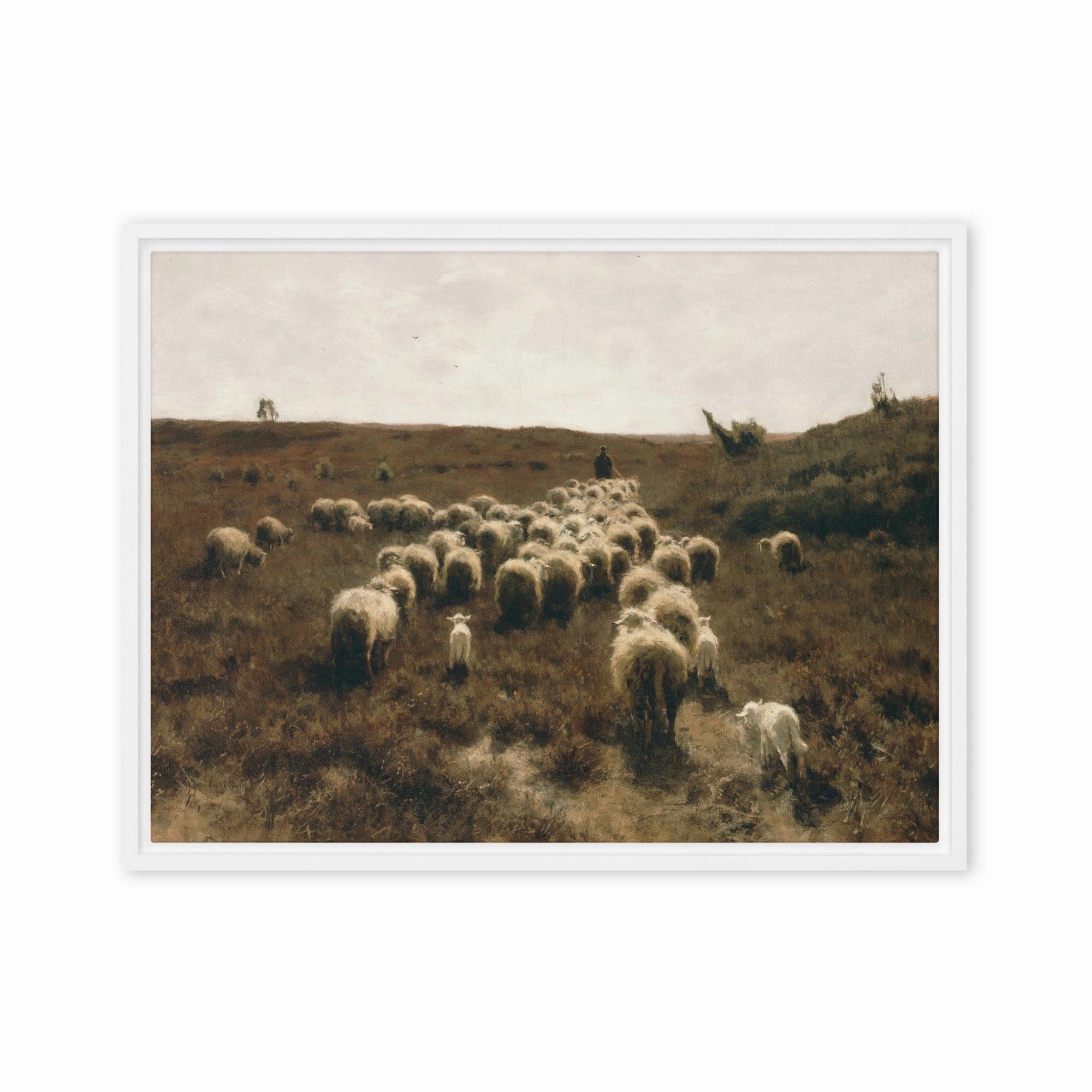 Leinwand - Anton Mauve, The Return of the Flock, Laren