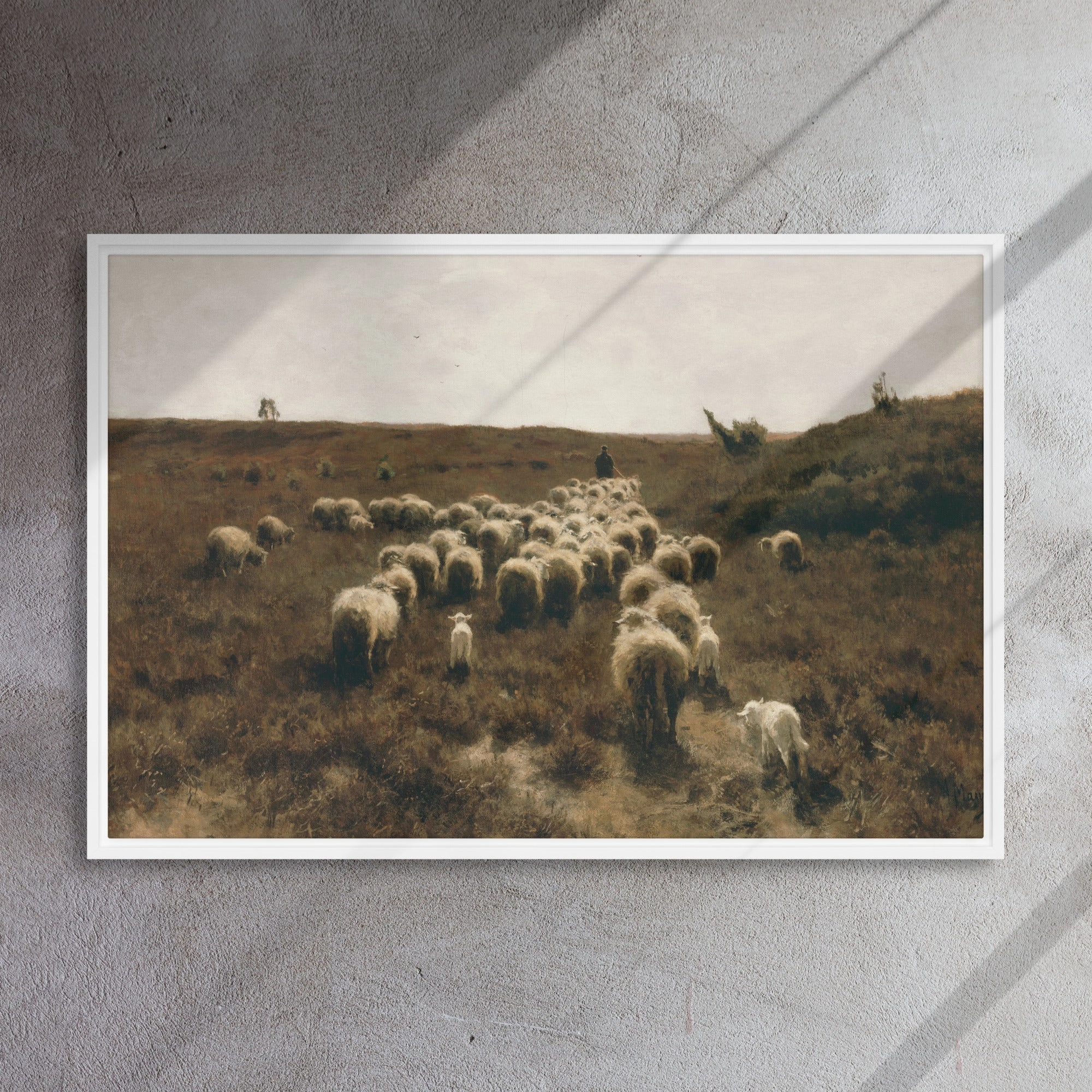 Leinwand - Anton Mauve, The Return of the Flock, Laren
