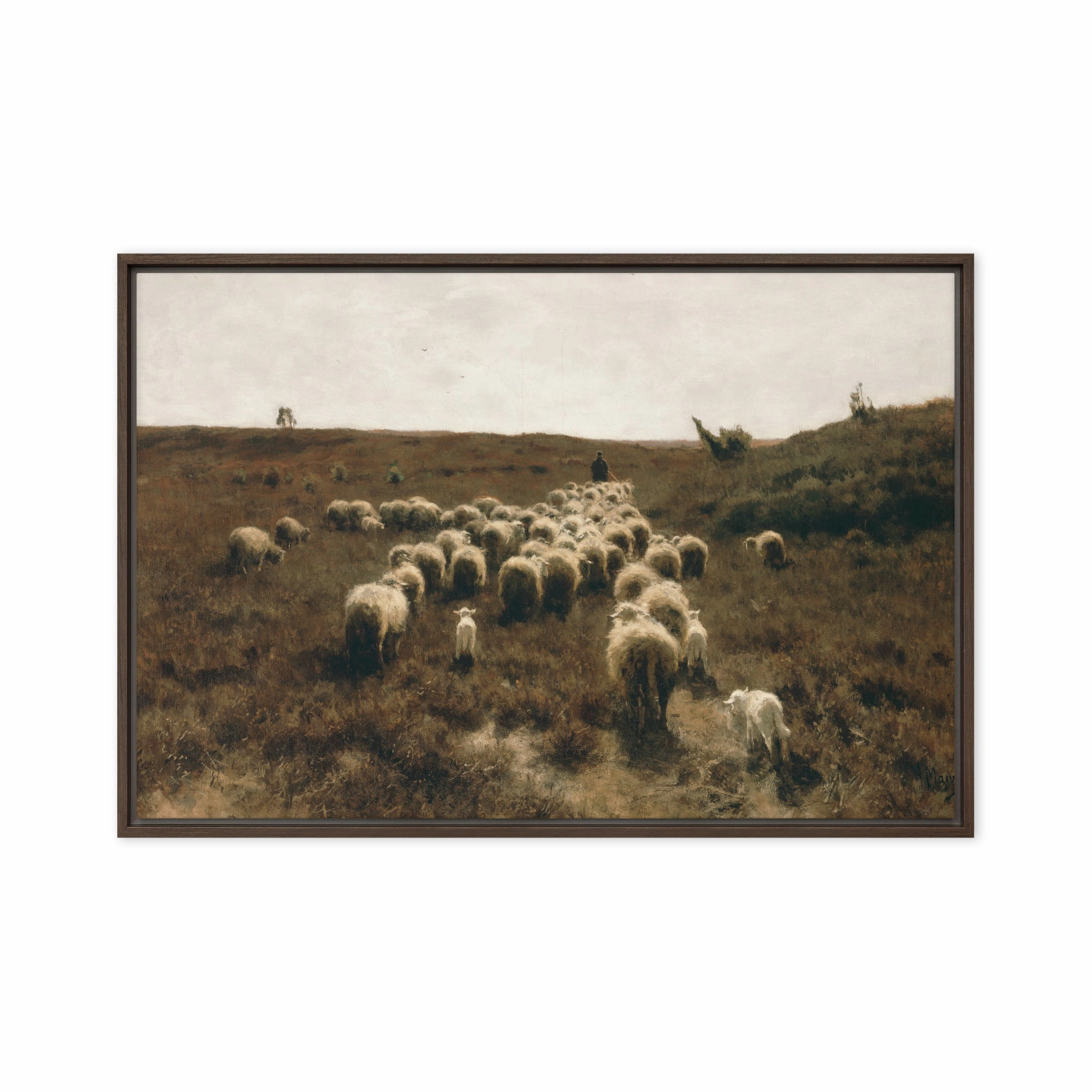 Leinwand - Anton Mauve, The Return of the Flock, Laren