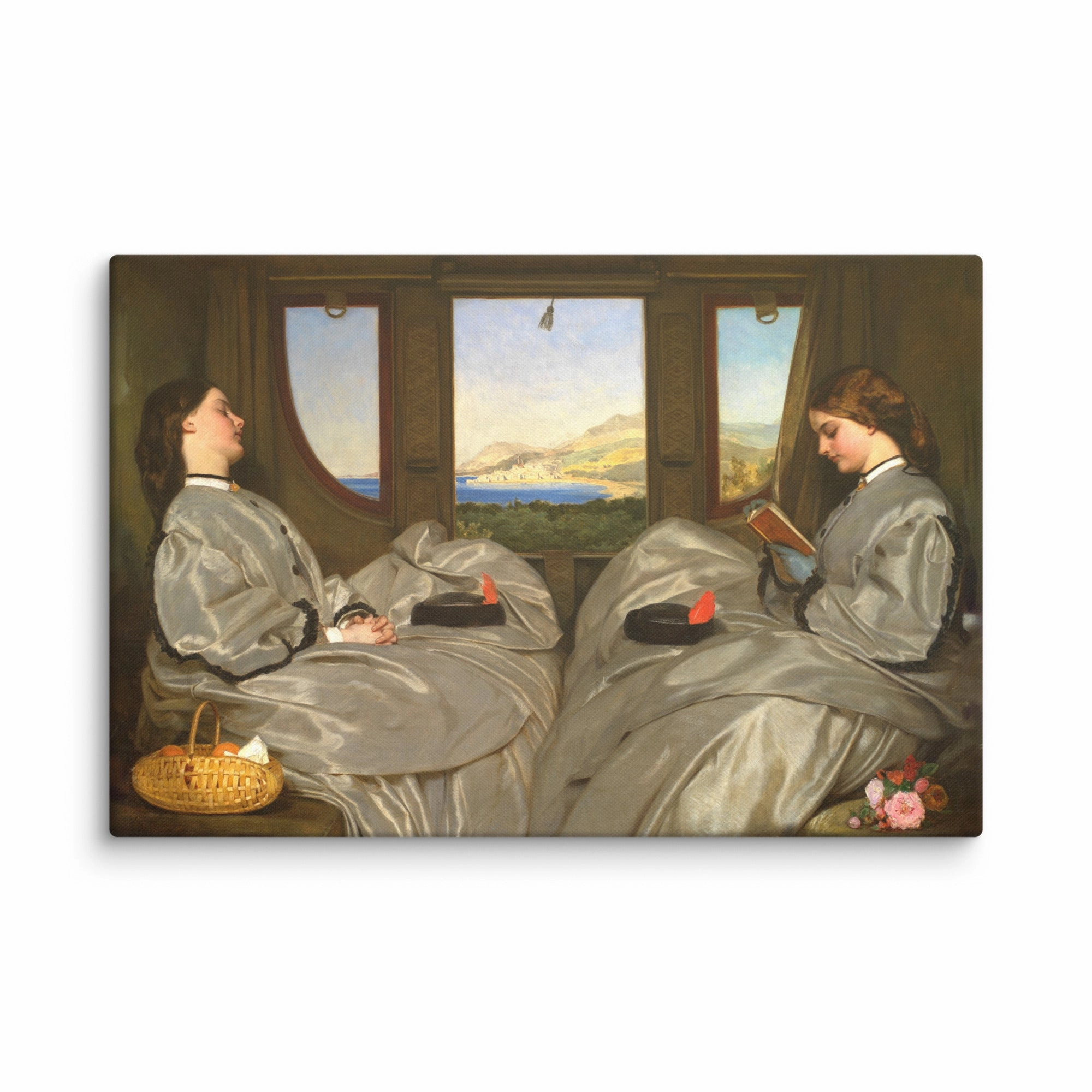 Leinwand - Augustus Leopold Egg, The Travelling Companions