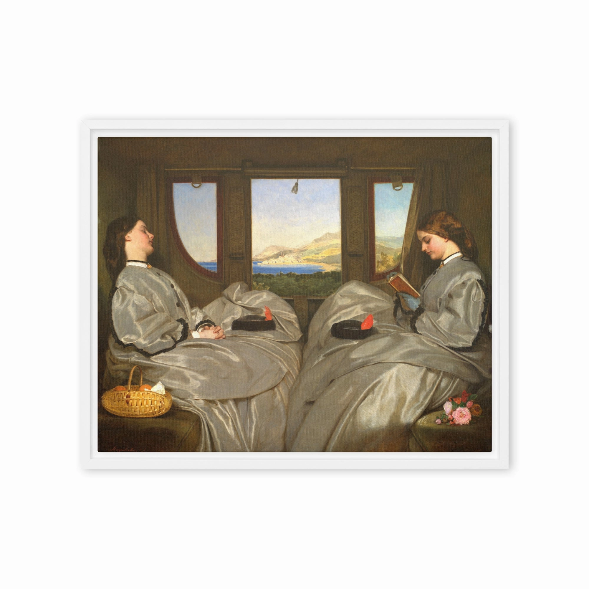 Leinwand - Augustus Leopold Egg, The Travelling Companions