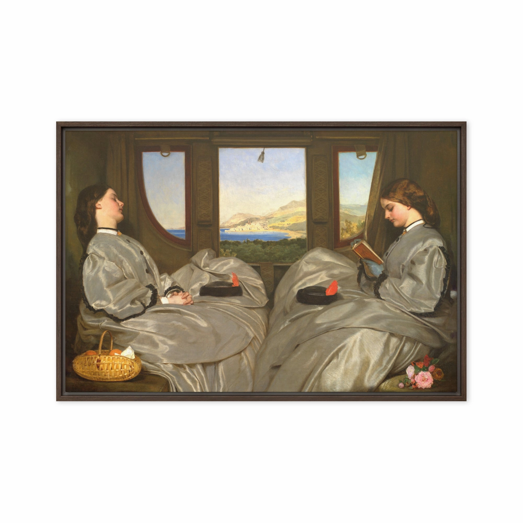 Leinwand - Augustus Leopold Egg, The Travelling Companions