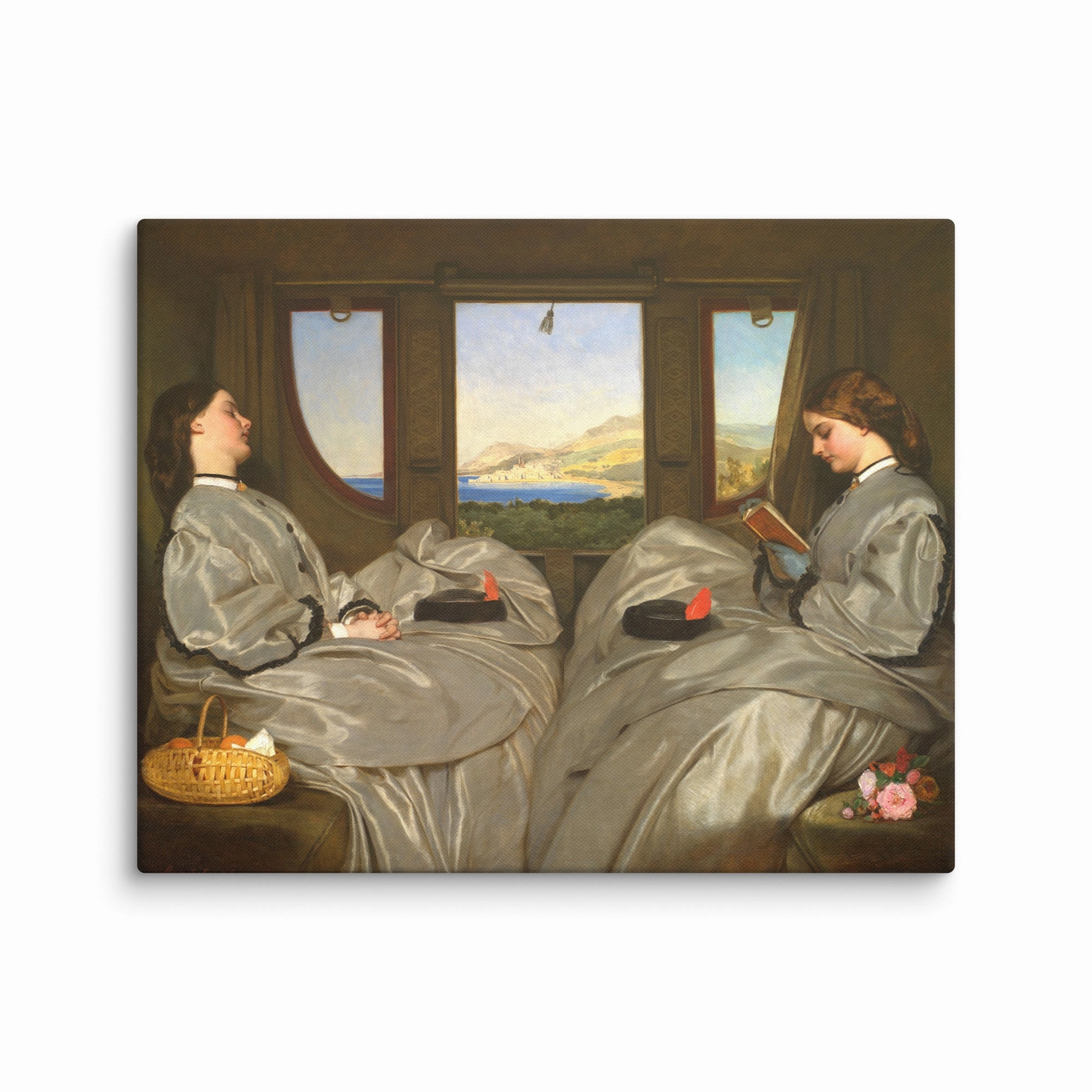 Leinwand - Augustus Leopold Egg, The Travelling Companions