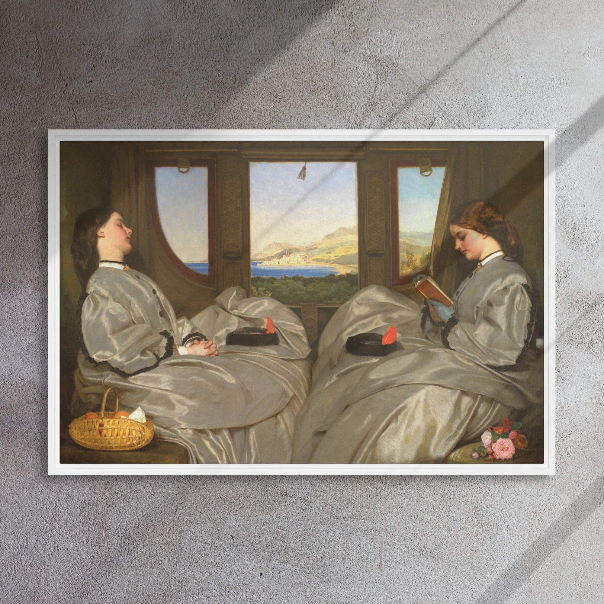 Leinwand - Augustus Leopold Egg, The Travelling Companions
