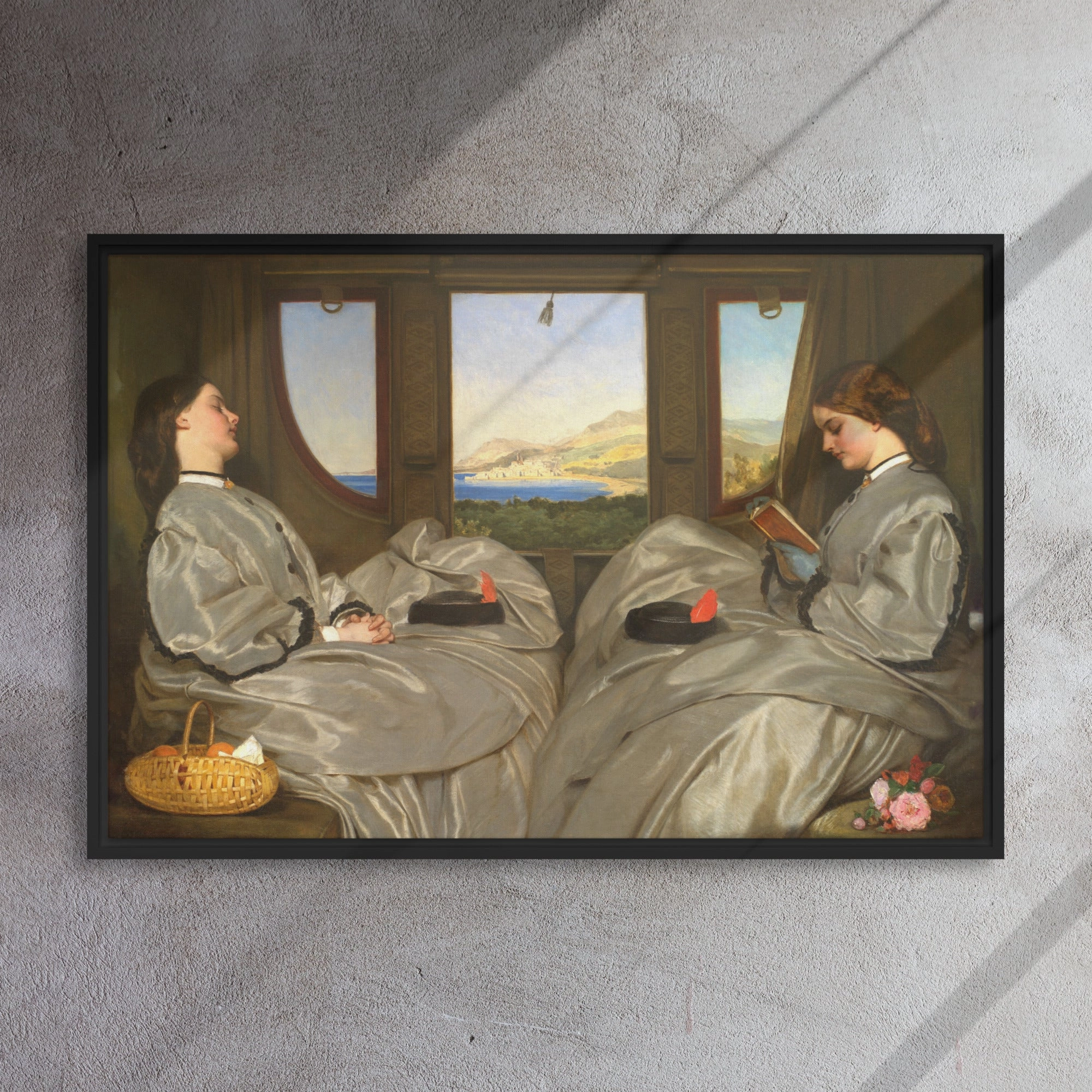 Leinwand - Augustus Leopold Egg, The Travelling Companions