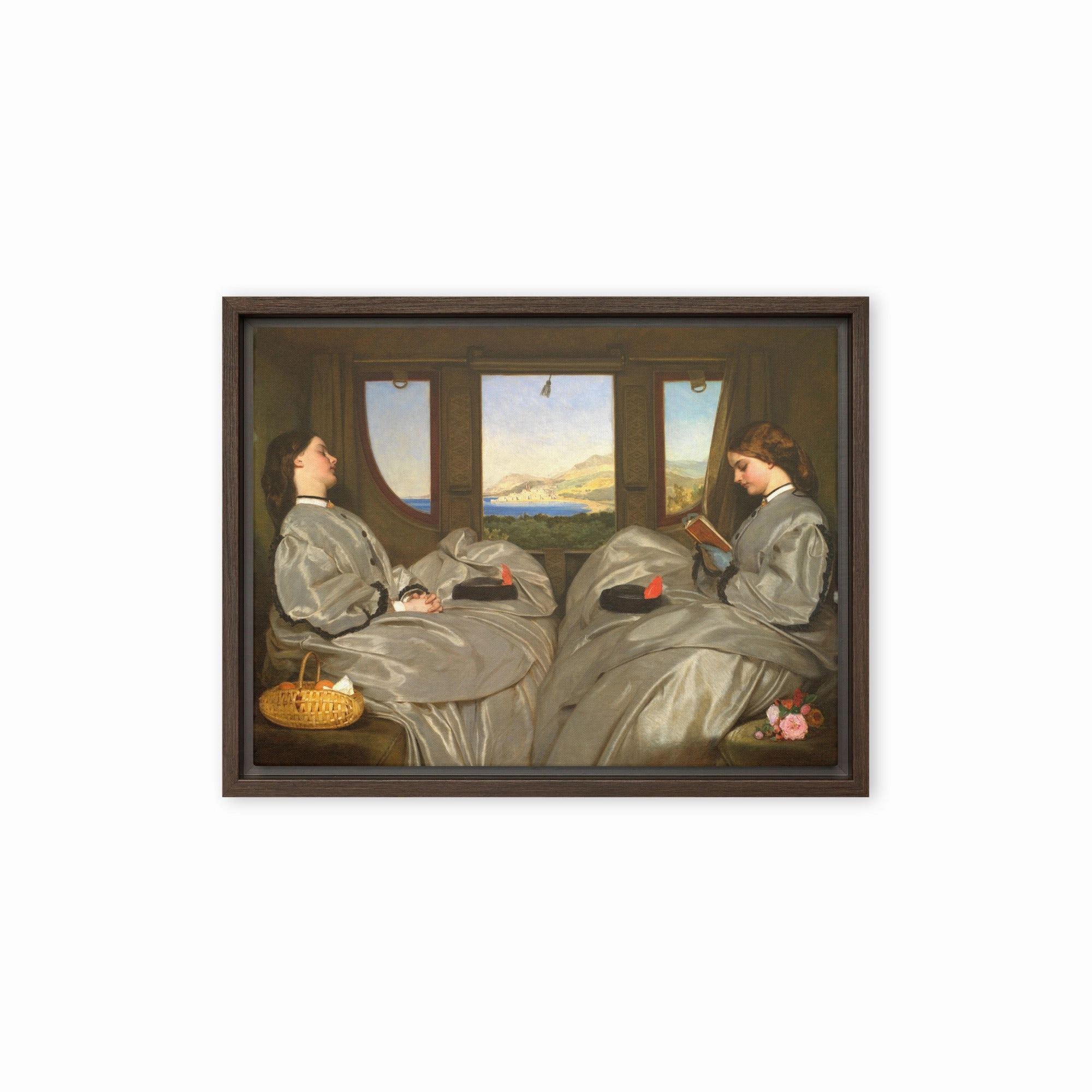 Leinwand - Augustus Leopold Egg, The Travelling Companions