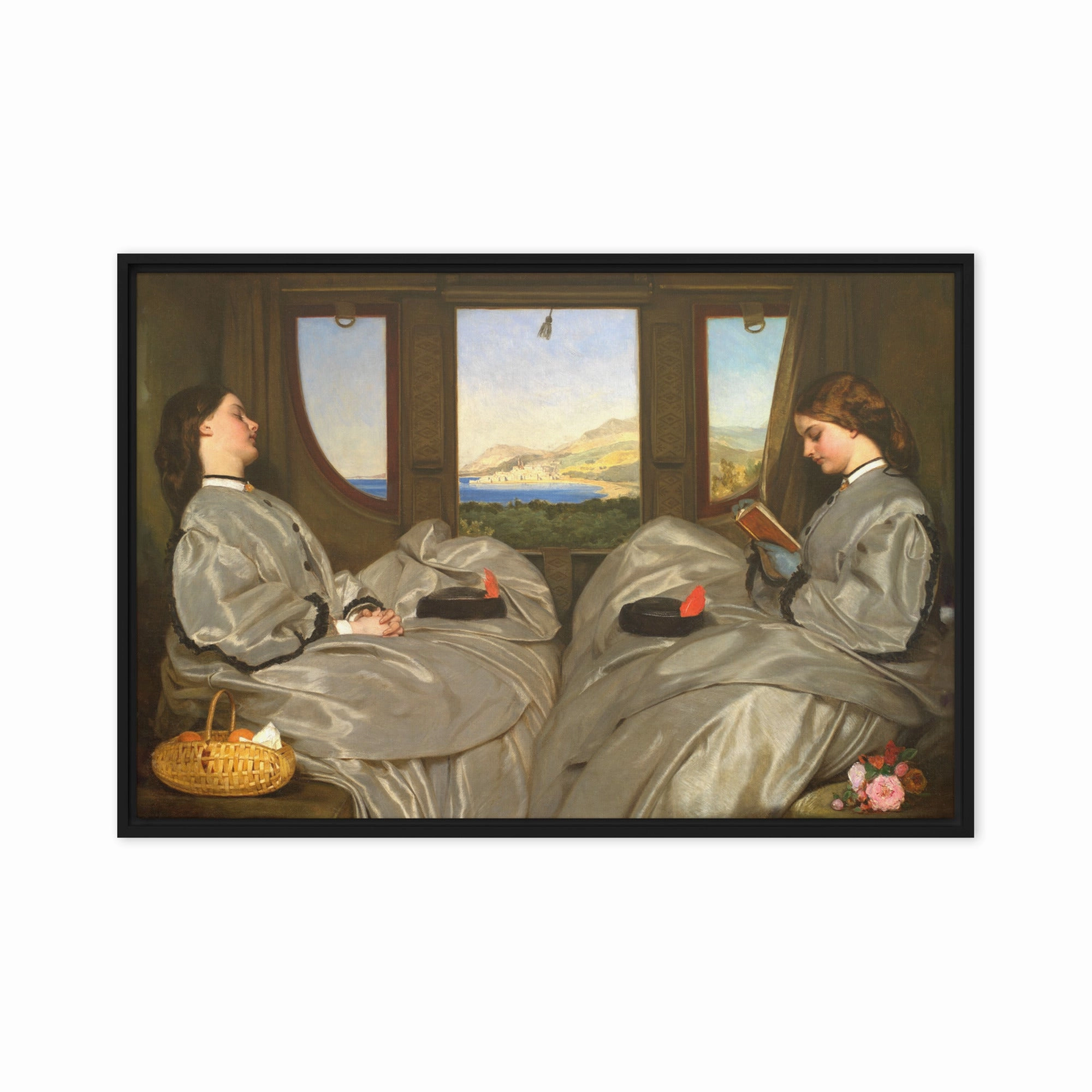 Leinwand - Augustus Leopold Egg, The Travelling Companions