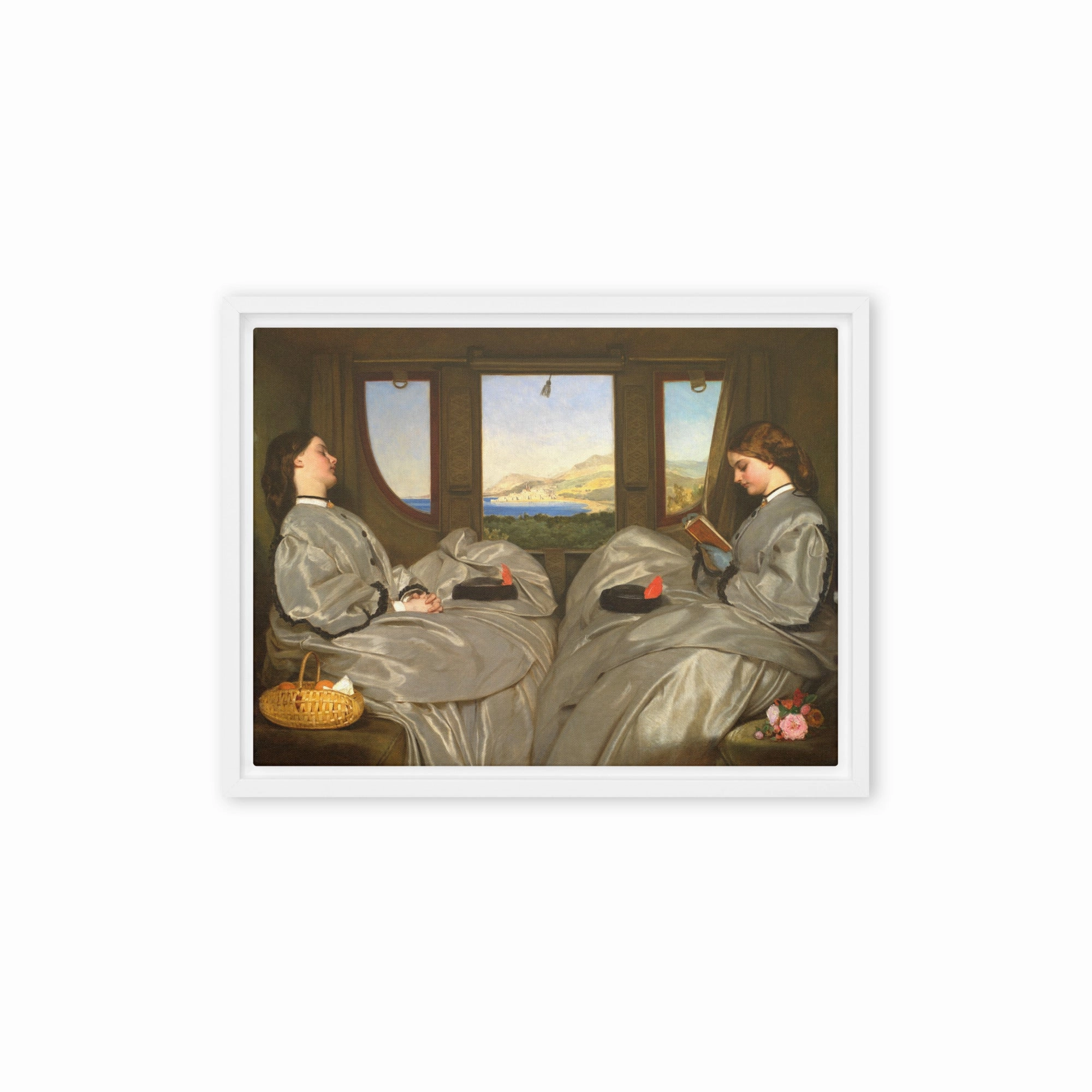 Leinwand - Augustus Leopold Egg, The Travelling Companions