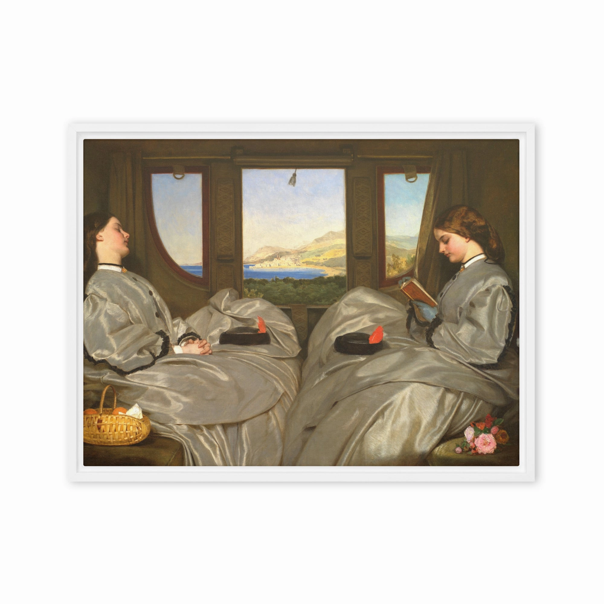 Leinwand - Augustus Leopold Egg, The Travelling Companions