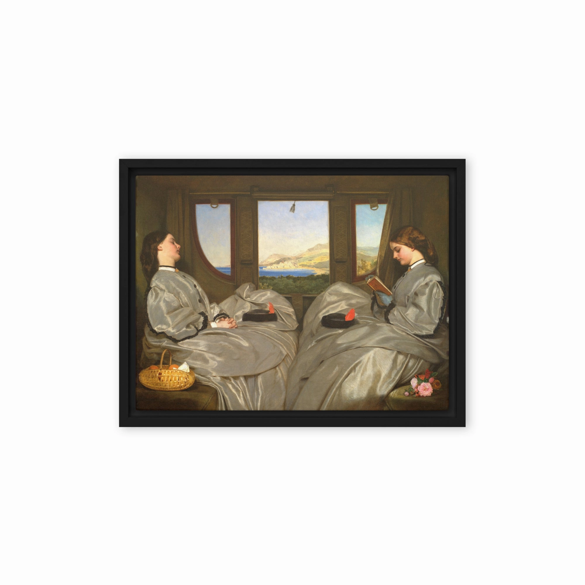 Leinwand - Augustus Leopold Egg, The Travelling Companions