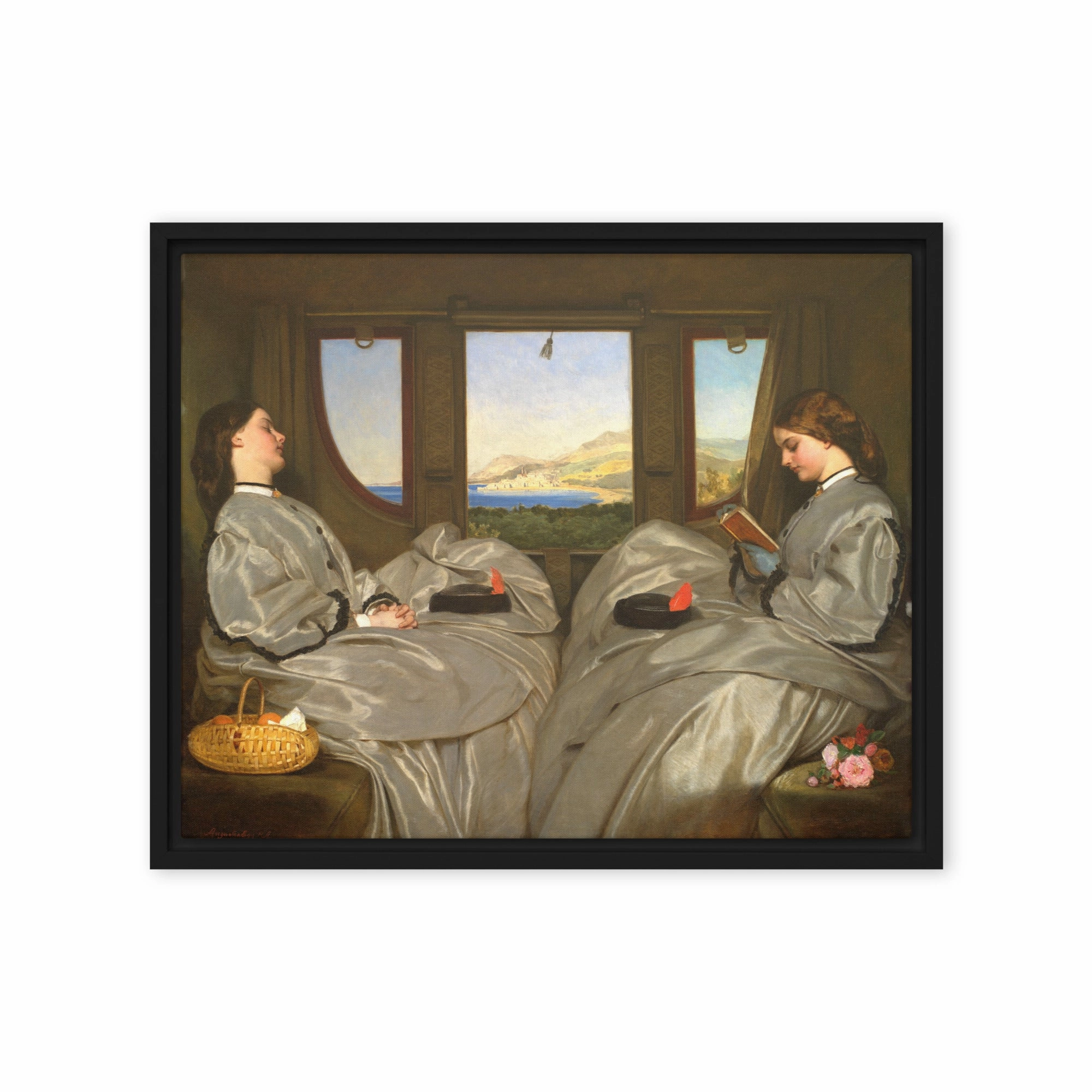 Leinwand - Augustus Leopold Egg, The Travelling Companions