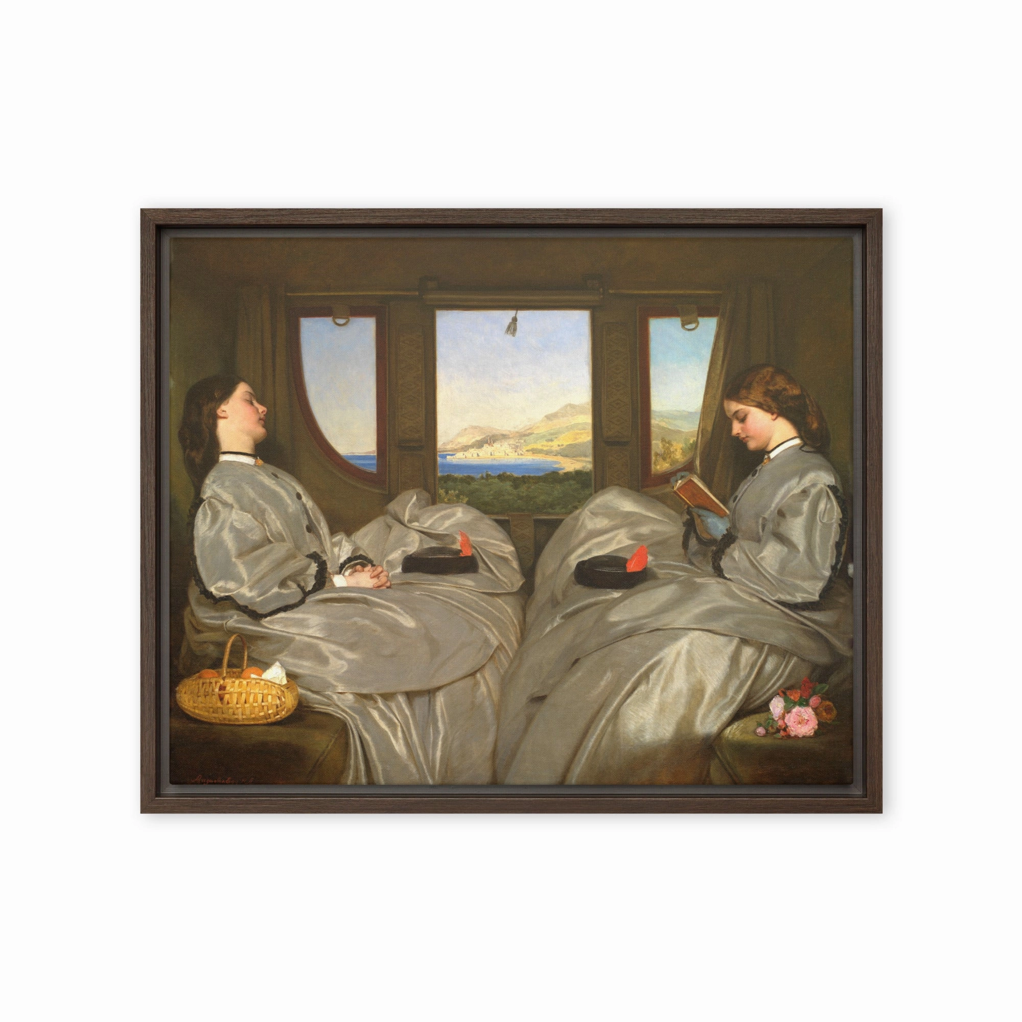 Leinwand - Augustus Leopold Egg, The Travelling Companions